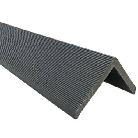 Anthracite Slatted Wall Cladding Corner Trim