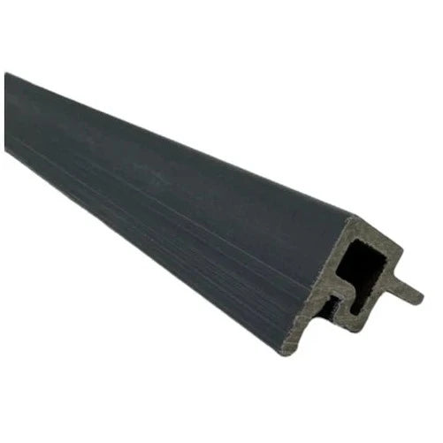 Anthracite Slatted Wall Cladding Internal Corner