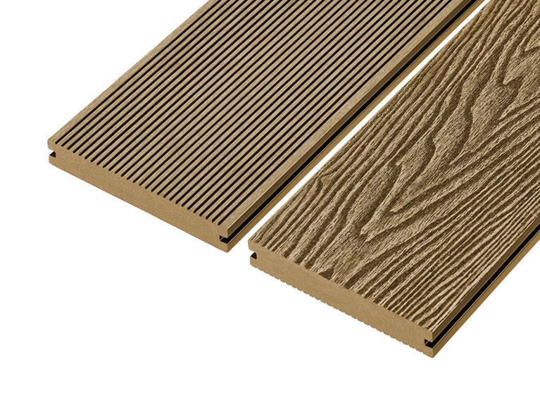 Cladco Decking Reversible Solid Board Teak