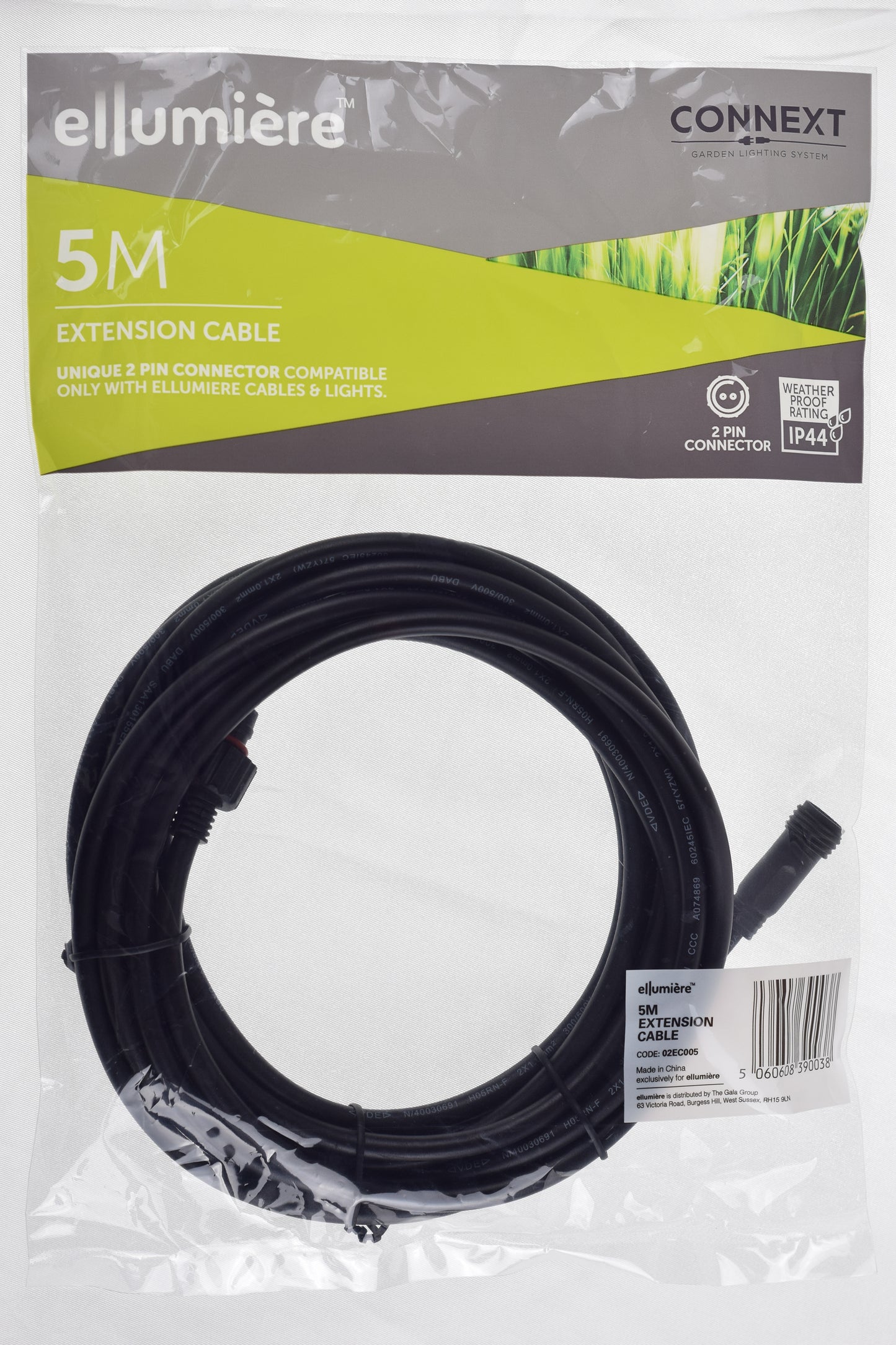 ELLUMIÈRE Low Voltage Outdoor Extension Cables 5m