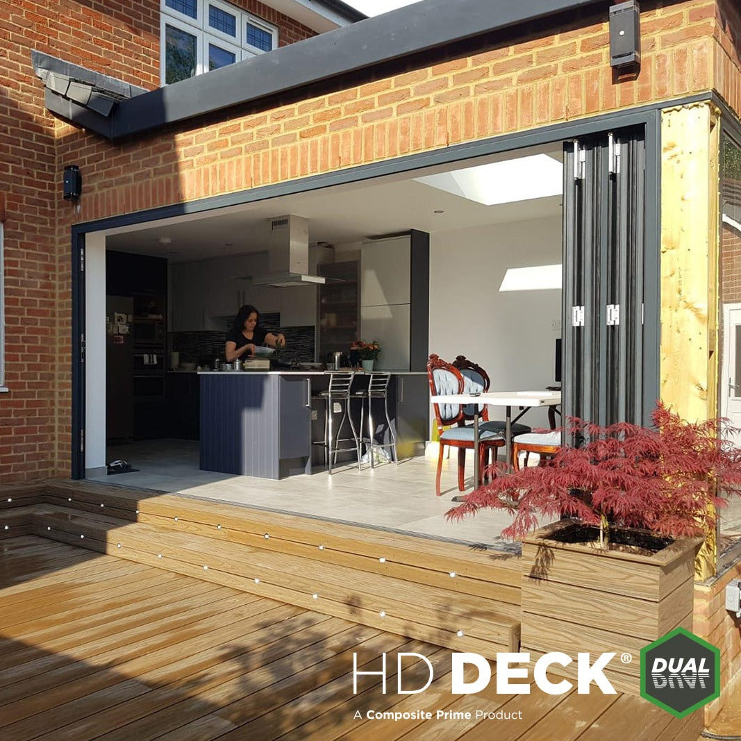 HD Deck Dual Natural Oak 22.5mm x 143mm x 3600mm