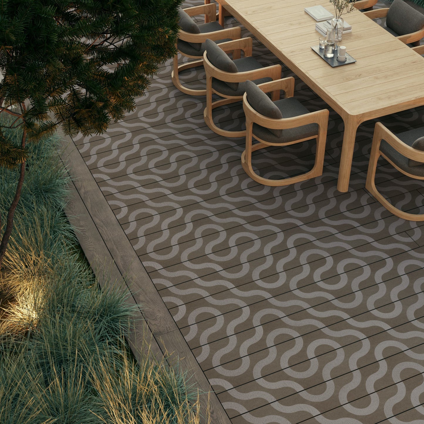 Millboard Modello Contour Ebony Grey