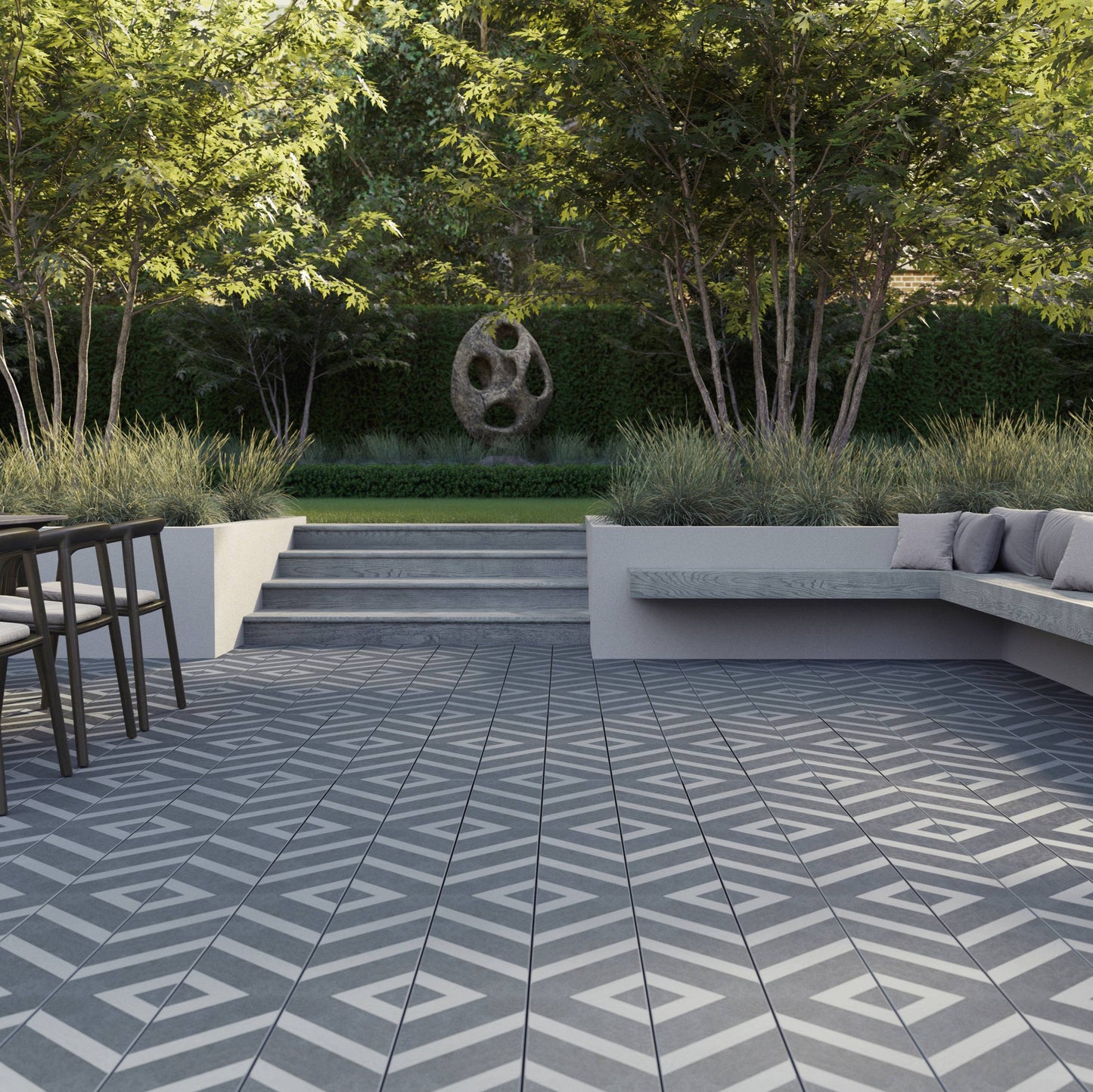 Millboard Modello Linear Brushed Basalt