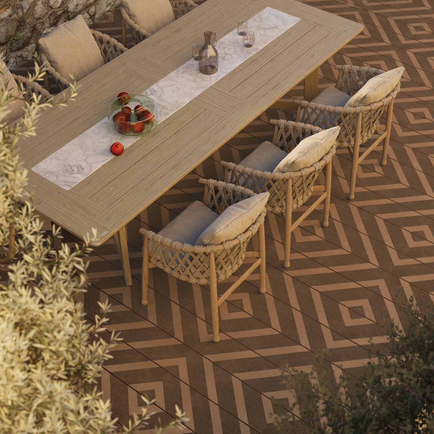 Millboard Modello Linear Coppered Oak