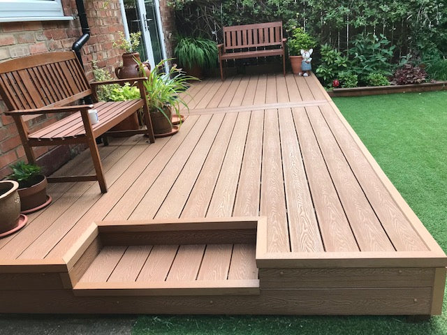 Woodgrain Decking Teak Install