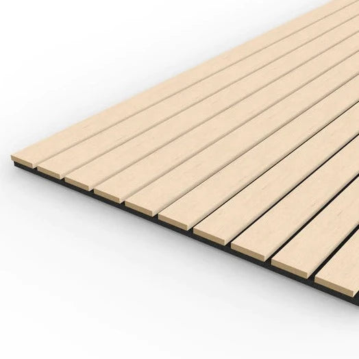 Acoustic Wood Wall Panel Wide Slat Series 2 2400 x 600mm