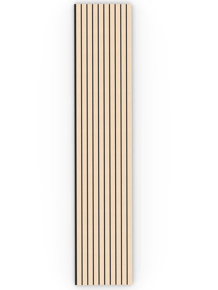 Acoustic Wood Wall Panel Wide Slat Series 2  2400 x 600mm