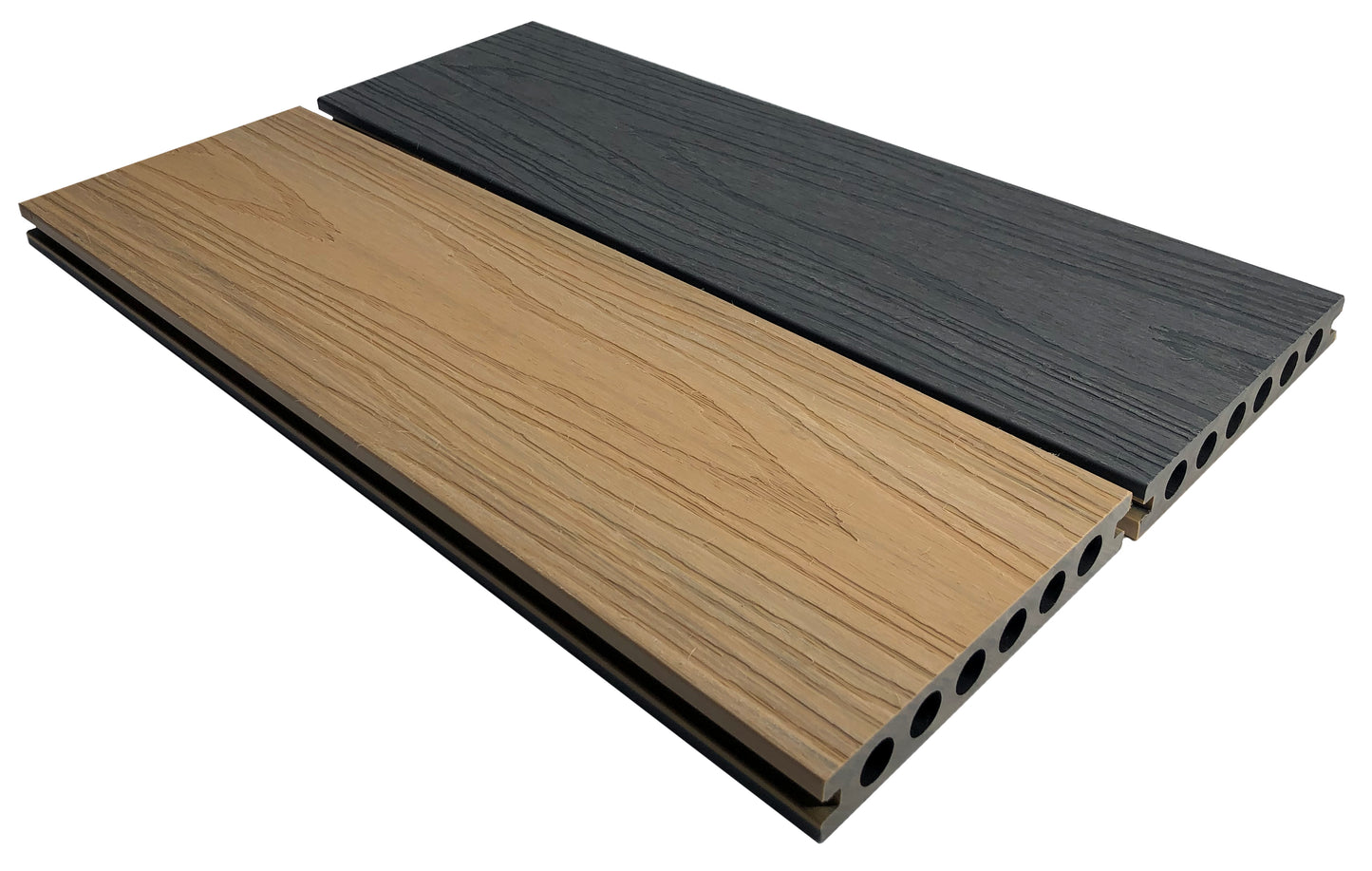 HD Deck Dual Natural Oak/Slate (Price per board) 22.5mm x 143mm x 3600mm