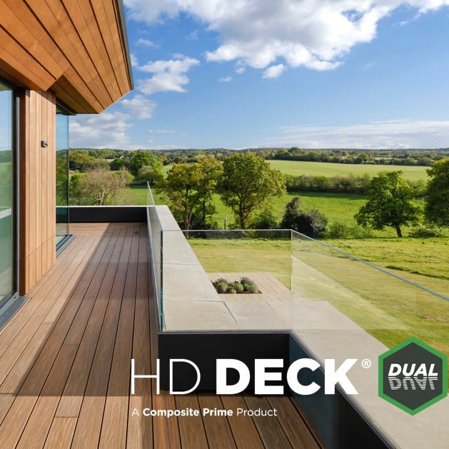 HD Deck Dual Natural Oak 3.6m Composite Decking