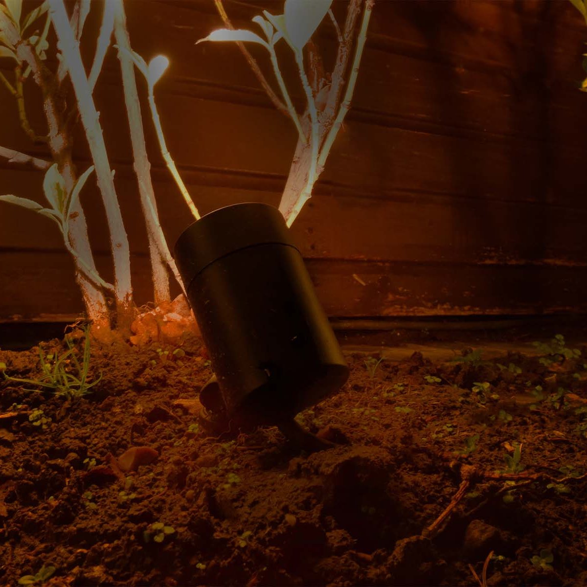 ELLUMIÈRE Black Outdoor Low Voltage LED Small Spotlight 2W