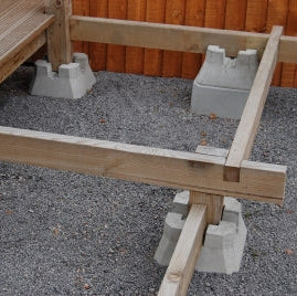 Heavy Duty Decking Blocks (Wrekin Concrete)