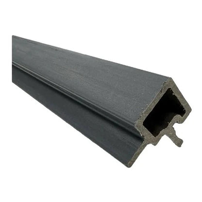 Anthracite Slatted Wall Cladding External Corner 