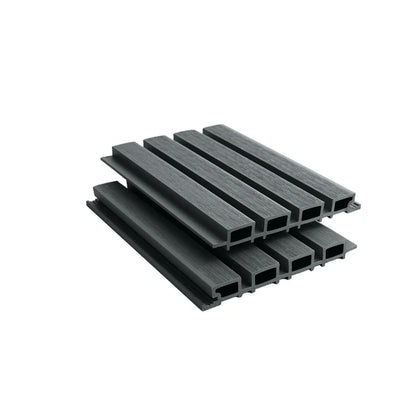 Anthracite Slatted Cladding Board