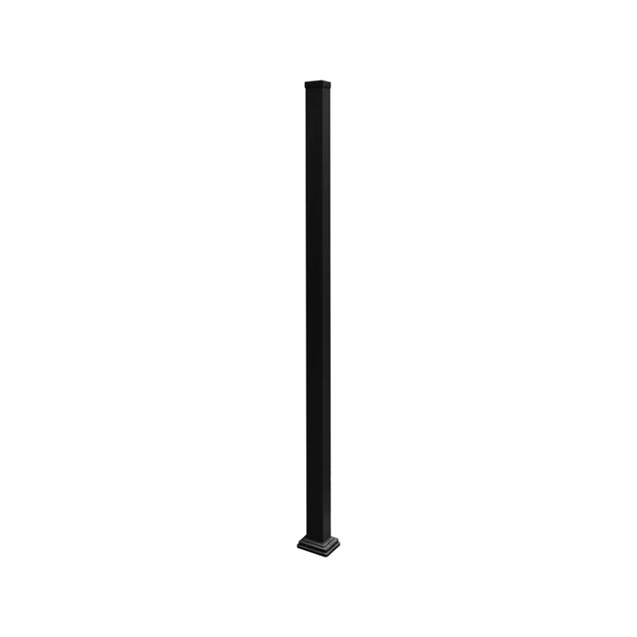 Black Aluminium Fence Post