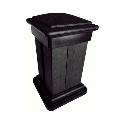 Black Composite Fence Post