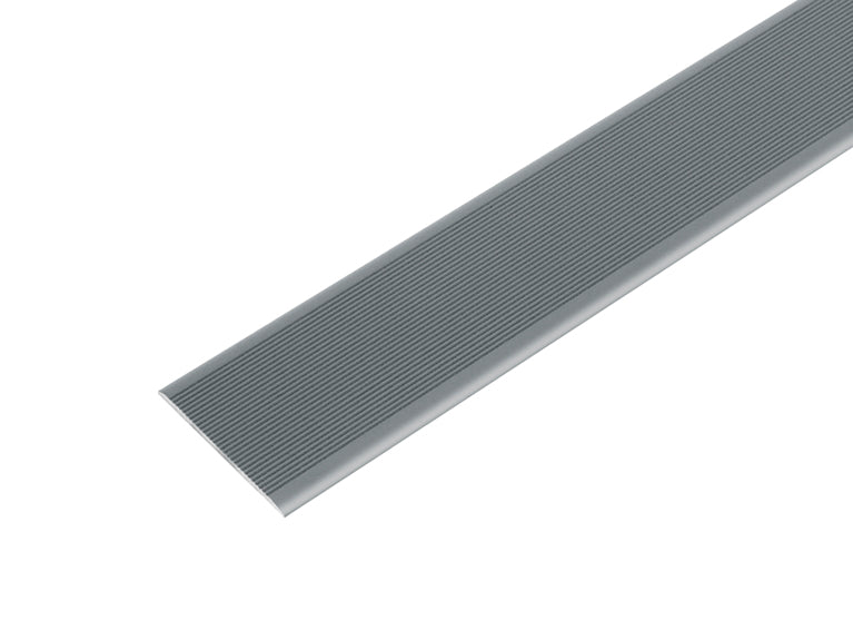 2.2m Aluminium Skirting Trim Stone Grey