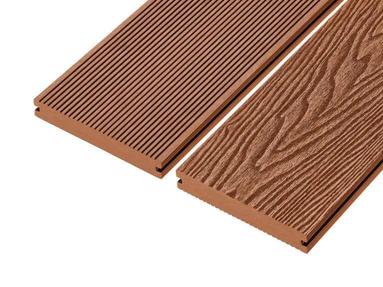 Cladco Decking Reversible Solid Board Redwood