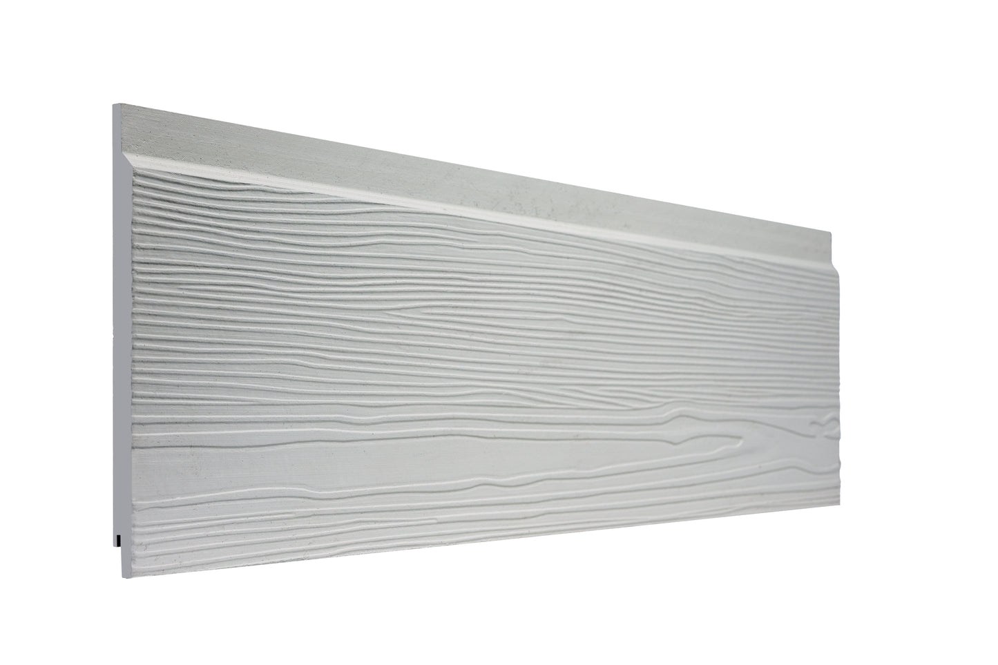 Light Grey Woodgrain Fibre Cement Click Cladding
