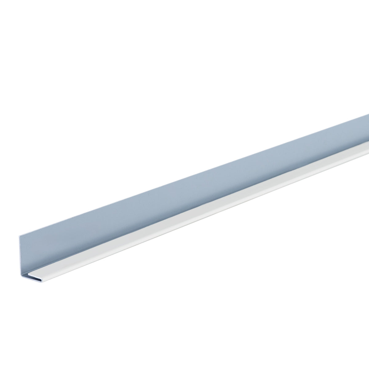 White 3m Fibre Cement Click Cladding Vertical Start Trim