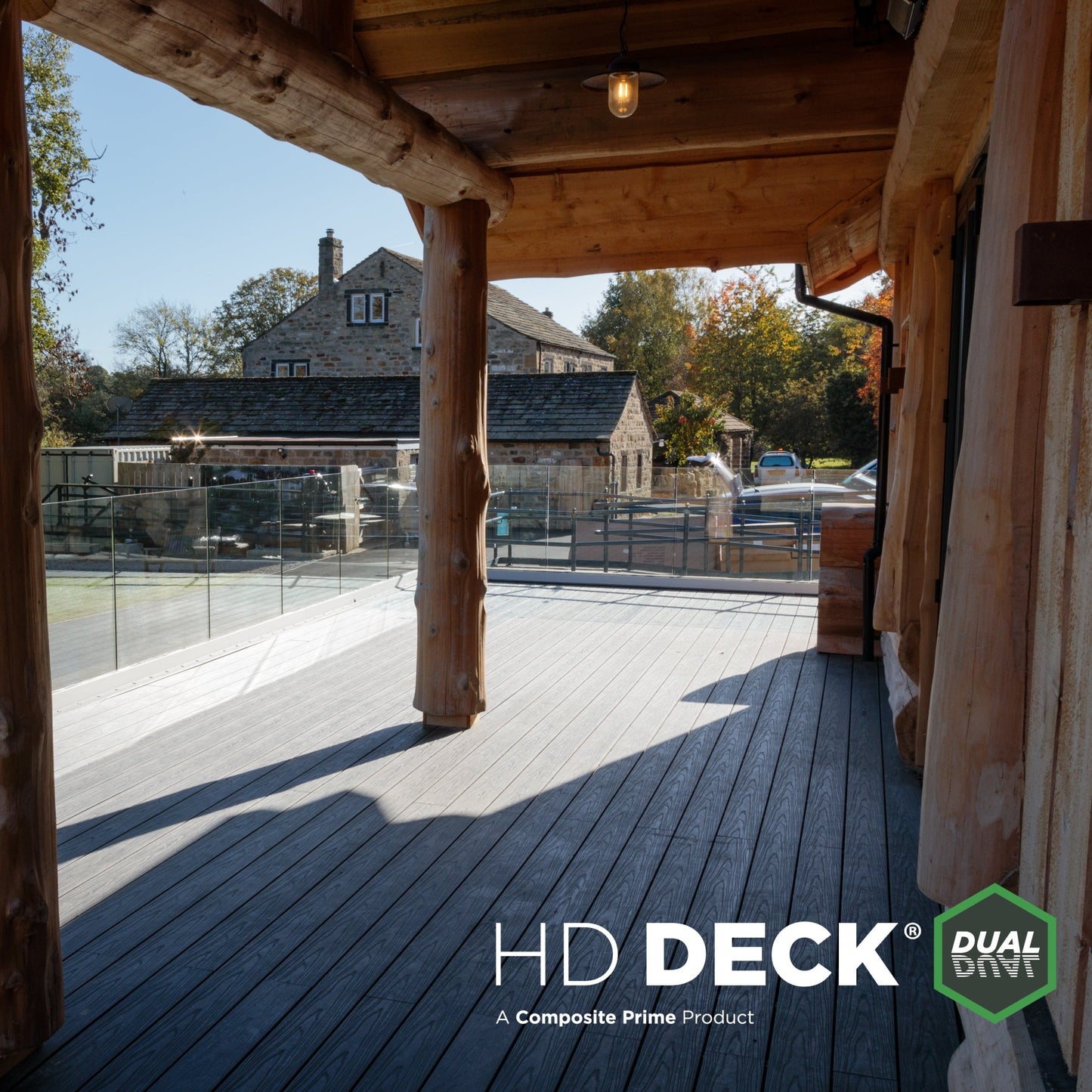 HD Deck Dual Carbon/Antique (Price per board) 22.5mm x 143mm x 3600mm