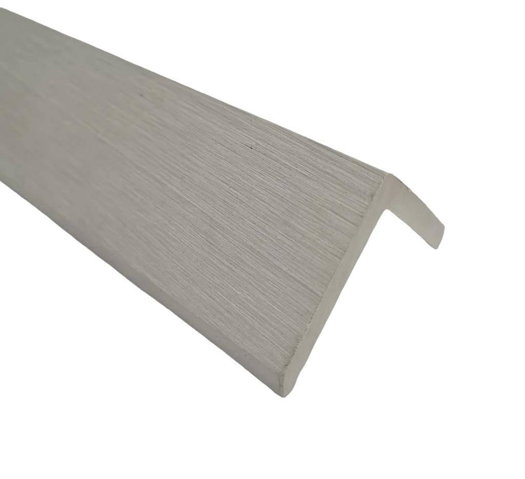 Ash White Reversible Woodgrain Composite Decking Kit 3.6m Boards