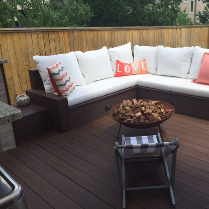 Walnut NewTechWood Composite Decking Board 