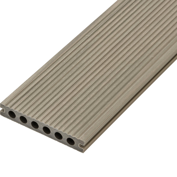 Pewter ProDeck Grooved Composite Decking Board