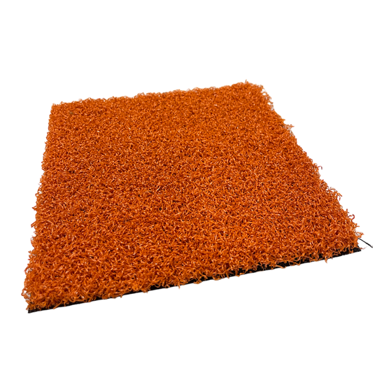 Luxury Orange Coloured Schools Artificial Grass