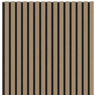 Acoustic Wood Wall Panel Thin Slat Series 1 - 3000 x 600mm