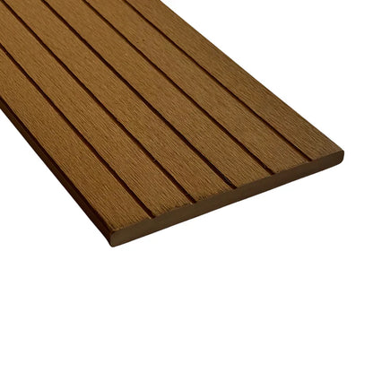 Composite Woodgrain Decking Fascia Board Teak