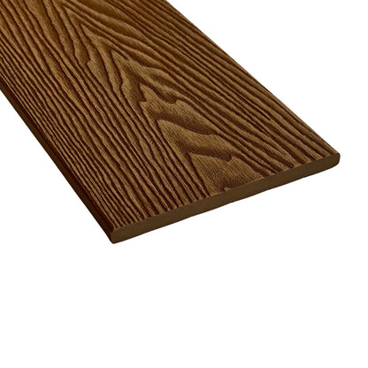 Composite Woodgrain Decking Fascia Board Teak