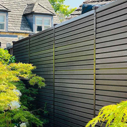 DuraPost 1.83m (6ft) Urban Slatted Composite Boards (Pack of 2)