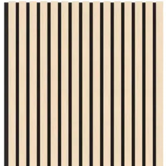 Acoustic Wood Wall Panel Thin Slat Series 1 - 3000 x 600mm