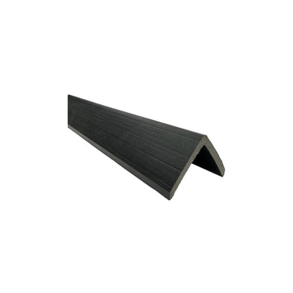 Charcoal Slatted Wall Cladding 3.6m £41.99, Matching Trim £18.00, External & Internal Corner £29.00