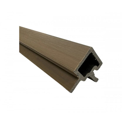 Golden Oak Slatted Wall Cladding 2.5m £29.60, Matching Trim £14.50, 3.6m External & Internal Corner £29.99