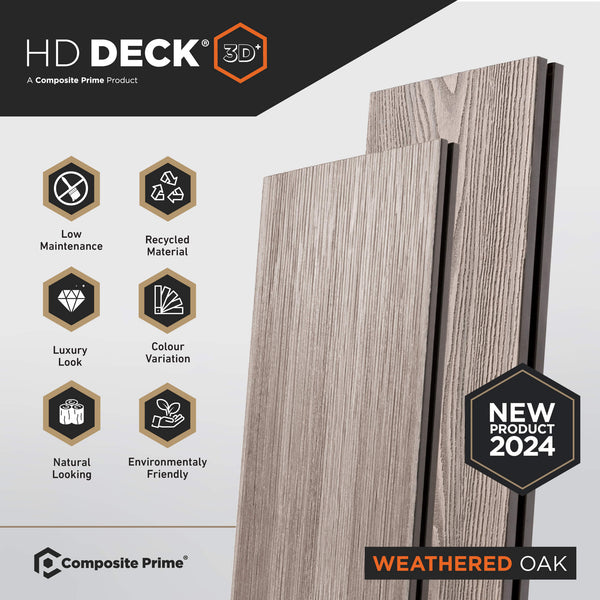 HD 3D Weathered Oak