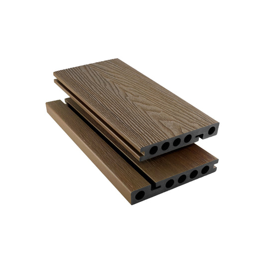 Premium Co-Extrusion Golden Teak Bullnose Composite Board
