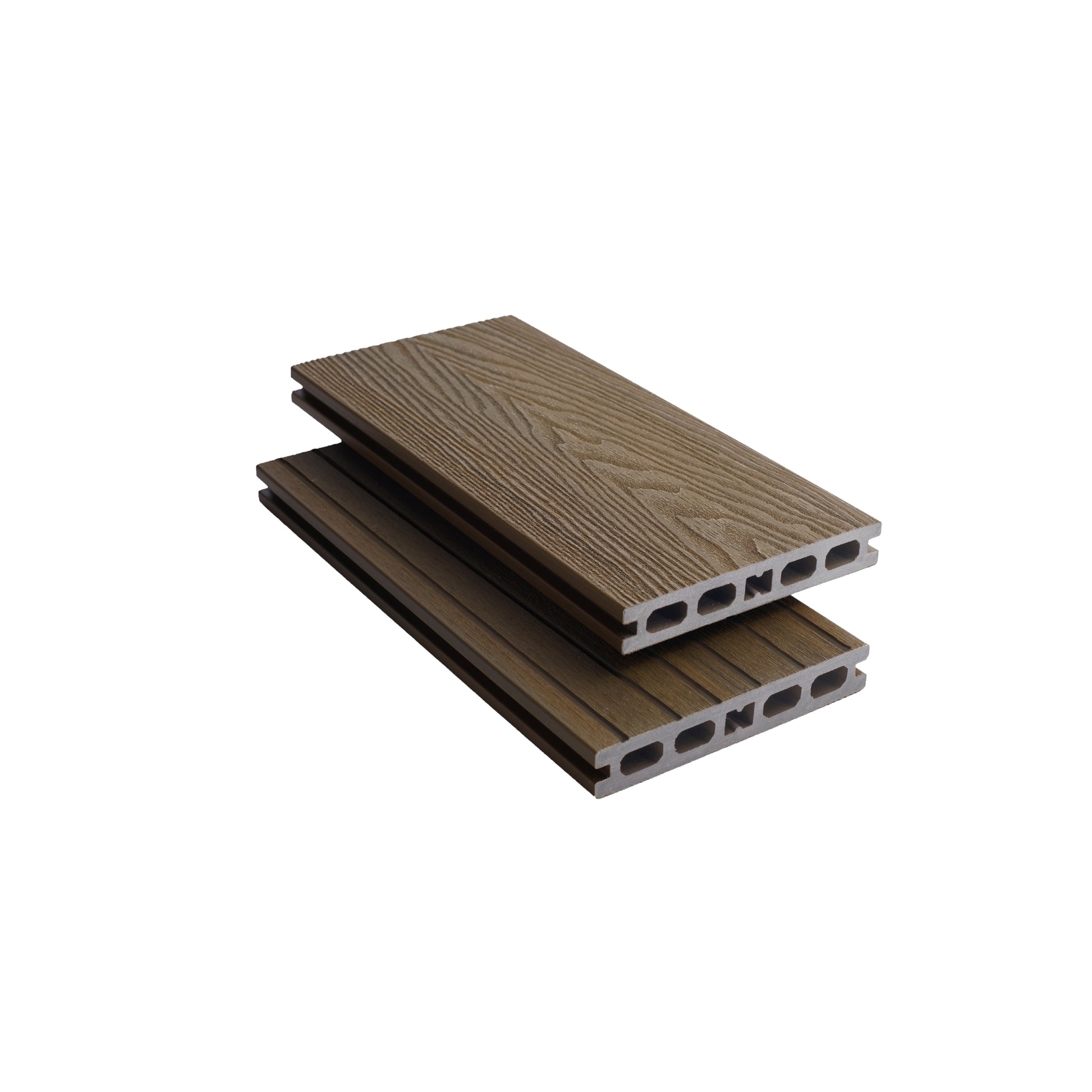 Premium Co-Extrusion Golden Oak Composite Decking Board
