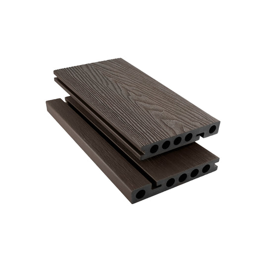 Premium Co-Extrusion Golden Walnut Bullnose Composite Board