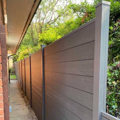 SAiGE Solid Fences- 1.8M High x 1.73M wide between posts (Baseplate fixing)