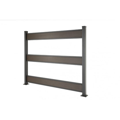 SAiGE Three Board Ranch Style Fence for Baseplate