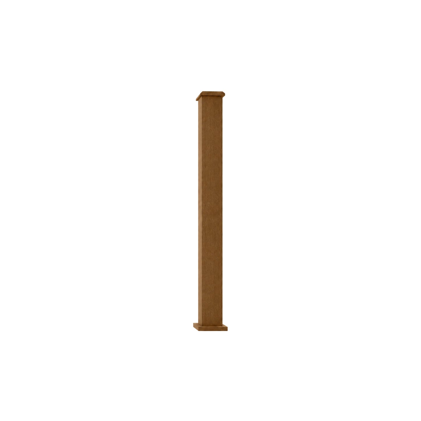 Teak Balustrade End Post