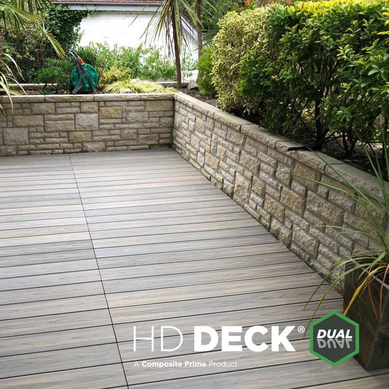 HD Deck Dual Carbon/Antique (Price per board) 22.5mm x 143mm x 3600mm