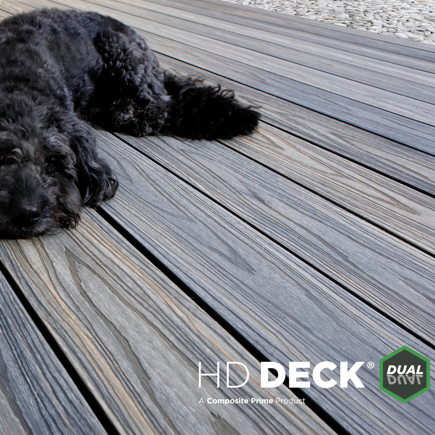 HD Deck Dual Carbon/Antique (Price per board) 22.5mm x 143mm x 3600mm