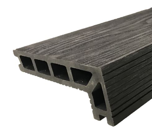 Woodgrain Composite Decking Step Edging Board 3.6m