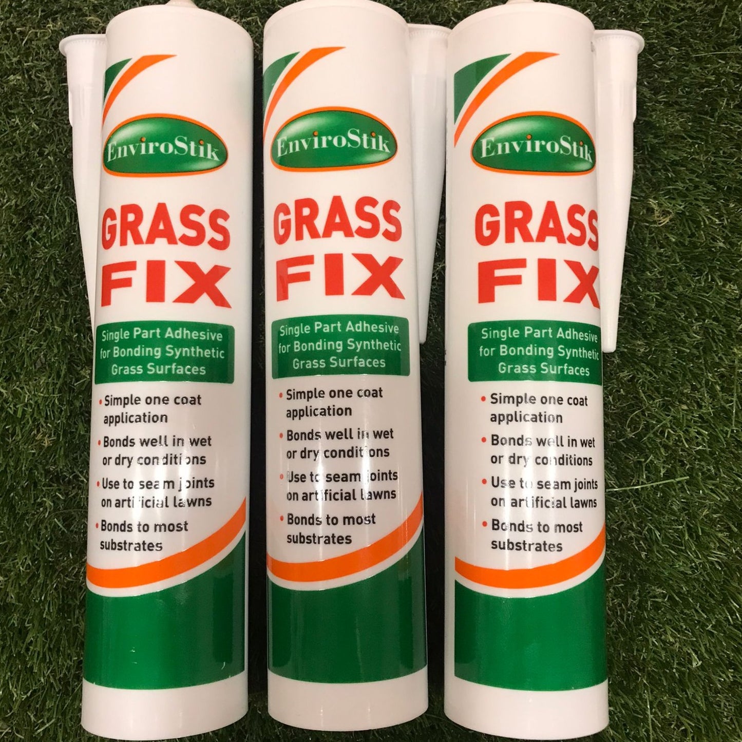 3 x Envirostik Grass Fix 310ml Adhesive