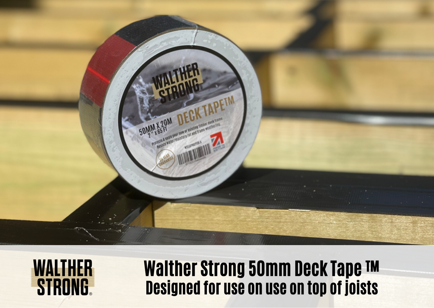 DECK TAPE® [Recommended for use on top of joists]