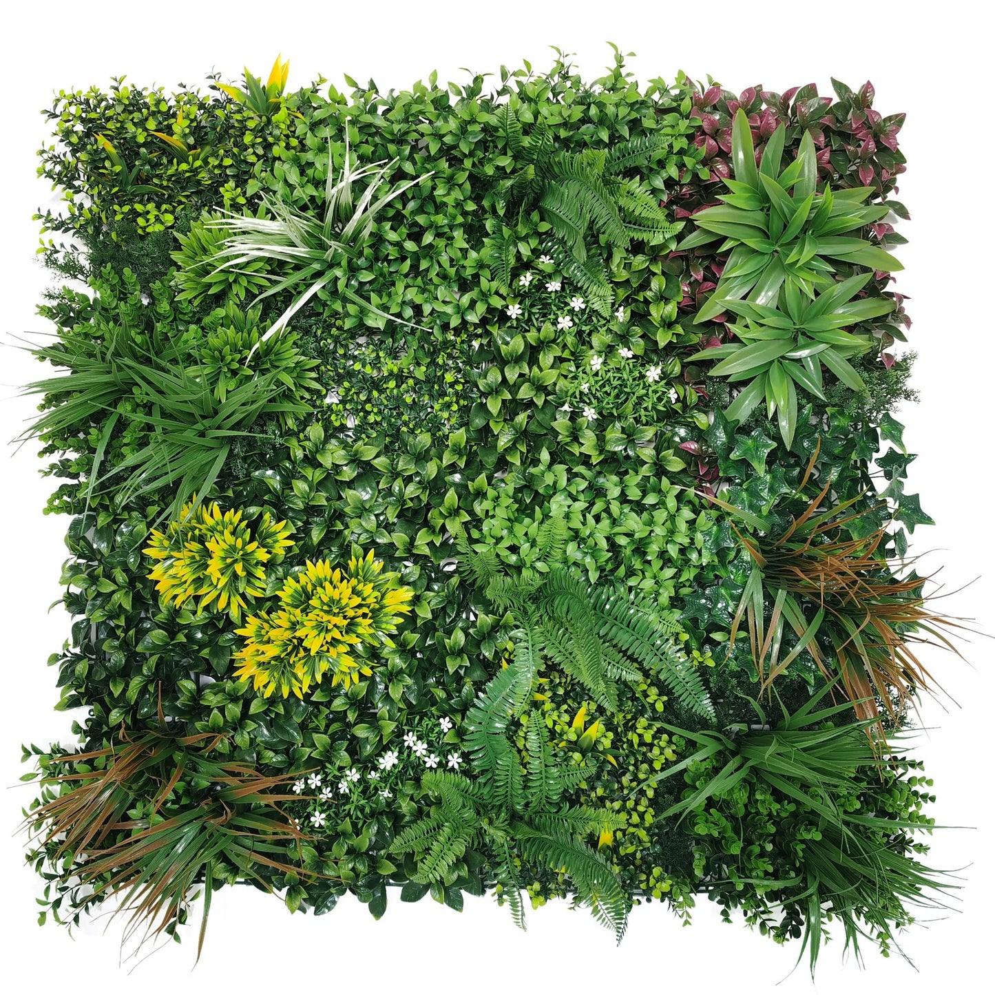 Colourful Blooms' Artificial Plant Wall Panel