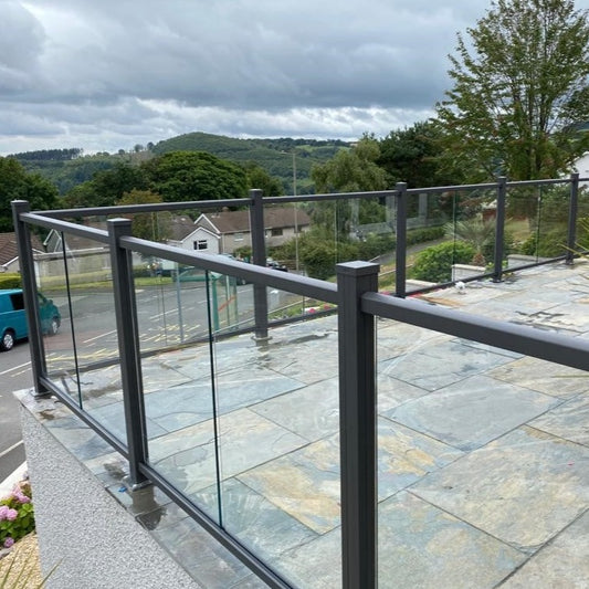 SAiGE Balustrade for Glass with Rubber Grommet